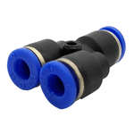 CONEXAO DE ENGATE RAPIDO Y DE REDUÇÃO TUBO 08MM X 06MM X 06MM