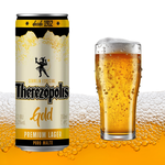 CERVEJA PURO MALTE TERESÓPOLIS GOLD LATA 350ML