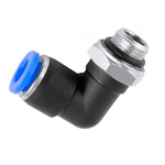 CONEXAO DE ENGATE RAPIDO COTOVELO MACHO TUBO 10 X 1/8 BSP