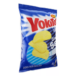 BATATA FRITA ONDULADA COM SAL YOKITOS 45 GRAMAS