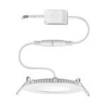 LUMINARIA LED ELGIM EMBUTIR REDONDA 12W 6500K DIAMETRO 17,2CM