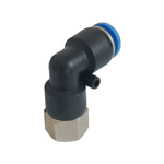 CONEXAO DE ENGATE RAPIDO COTOVELO FEMEA TUBO 06 X 1/8 BSP