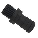 ESPIGAO PLASTICO MAC LOREN FIXO MACHO ROSCA 1/4" NPT X ESCAMA 3/8"