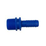 ESPIGAO PLASTICO MAC LOREN FIXO MACHO ROSCA 3/4" NPT X ESCAMA 1/2"