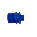 ESPIGAO PLASTICO MAC LOREN FIXO MACHO ROSCA 3/4" NPT X ESCAMA 1/2"
