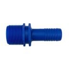 ESPIGAO PLASTICO MAC LOREN FIXO MACHO ROSCA 1" NPT X ESCAMA 3/4"