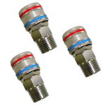 3 ENGATE RAPIDO 1/4" BREMEN 1447 ER 767 M ROSCA MACHO 1/2" BSP