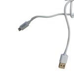 CABO CONECTOR ELGIN USB 2.0 APPLE LIGHTNING 1 METRO BRANCO P/ IOS