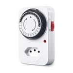 TIMER TEMPORIZADOR ANALOGICO ELGIM 10A 2P+T 48 PROGRAMAS BIVOLT