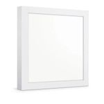 LUMINARIA LED ELGIN SOBREPOR QUADRADA 24W 4000K BRANCO QUENTE 29X29CM
