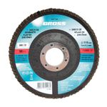 DISCO FLAP PARA DESBASTE GROSS 4.1/2" X 7/8" (115MM X 22MM) GRÃO 60