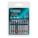 10 BITS FENDA SL5 50MM ENCAIXE 1/4" PONTA MAGNETIZADA P/ PARAFUSADEIRA