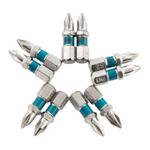 10 BITS PHILLIPS PH1 25MM X 1/4" PONTA MAGNETIZADA P/ PARAFUSADEIRA