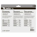 JOGO DE ESTILETES E RASPADORES RETRÁTEIS MTX 789919 C/ 8 PEÇAS