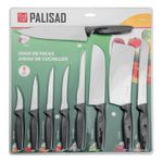 JOGO DE FACAS PROFISSIONAL PALISAD 7914455 COM 9 PEÇAS