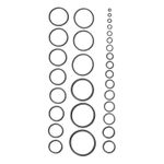 KIT DE ANEIS DE VEDACAO DE BORRACHA MTX 4759755 DE 07 A 53MM 404 PECAS