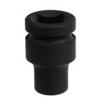 SOQUETE SEXTAVADO CURTO PARA CHAVE DE IMPACTO ENCAIXE 1/2" BOCA 10MM