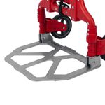 CARRINHO P/ TRANSPORTE DE CARGA DOBRAVEL ALUMINIO CAP.80KG 385X280M