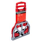 CARRINHO P/ TRANSPORTE DE CARGA DOBRAVEL ALUMINIO CAP.80KG 385X280M