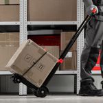 CARRINHO P/ TRANSPORTE DE CARGA DOBRAVEL ALUMINIO CAP.40KG 230X250M