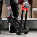 CARRINHO P/ TRANSPORTE DE CARGA DOBRAVEL ALUMINIO CAP.40KG 230X250M