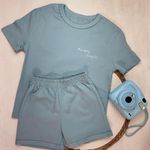 Conjunto Oversized "Sou Alegria" - Atlântico