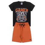 Conjunto Verão Preto Gamer