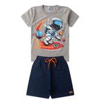 Conjunto Verão Cinza Astronauta