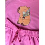 conjunto menina capivara 