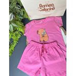 conjunto menina capivara 