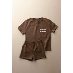 conjunto infantil menino "eu sou feito de coragem"
