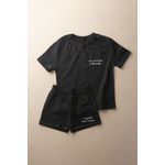 conjunto infantil menino preto