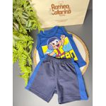 conjunto infantil menino cascão