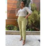 calça jeans em sarja colorida LIMA 