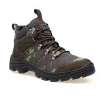 Kit Masculino Coturno Bota Adventure Tractor Camuflado e Cinto casual Oliva ROTA79