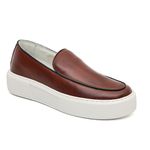 Sapato Masculino Couro Legítimo Sola Alta 6cm Everest Mouro 2804