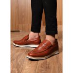 Loafer Masculino Esporte Fino Roma em Couro Legitimo Castor