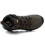 Bota Masculina Adventure Coturno Catpriime De Couro Com C.A verde Oliva