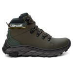 Bota Masculina Adventure Coturno Catpriime De Couro Com C.A verde Oliva