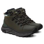 Bota Masculina Adventure Coturno Catpriime De Couro Com C.A verde Oliva