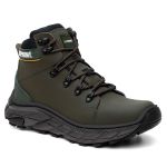 Bota Masculina Adventure Coturno Catpriime De Couro Com C.A verde Oliva