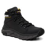 Bota Masculina Adventure Coturno Catpriime De Couro Com C.A Preto c/amarelo