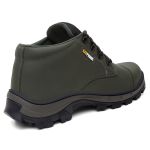 Tênis Coturno Masculina Adventure Catpriime De Couro Com C.A Verde Olívia