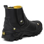 Botina Bico de PVC Coturno Masculina Adventure Catpriime De Couro Com C.A 