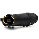 Botina Bico de PVC Coturno Masculina Adventure Catpriime De Couro Com C.A 