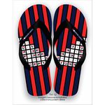Chinela TH-12 Luxo Listrada Importada Verão Super Macia Solado Eva Alta Qualidade Copia