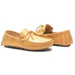 Mocassim/Drive Masculino Couro Mel