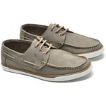 DOCKSIDE MASCULINO DE COURO NOBUCK MARFIM