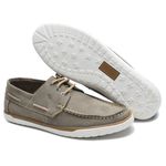DOCKSIDE MASCULINO DE COURO NOBUCK MARFIM