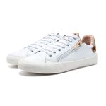 Sapato Feminino Casual cano baixo onça couro legítimo 